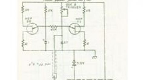 دانلود ، طراحی و ساخت مدار دزدگیر با دو ترانزیستور تک‌پیوندی