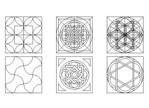 دانلود بلوک اتوکد نقوش عربی اسلامی| آبجکت اتوکد