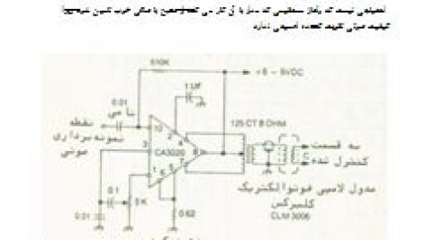 دانلود مدار محدود کننده فتوالکتریک و کنترل اتوماتیک بهره حد