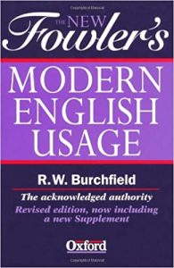 -The New Fowler's Modern English Usageفرهنگ لغت انگلیسی فاولر