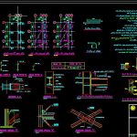 دیتال معماری آپارتمان 3 طبقه