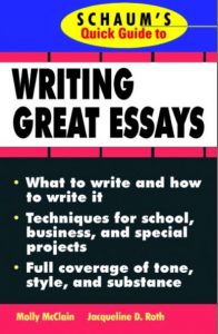 دانلود کتاب Schaum's Quick Guide to Writing Great Essays